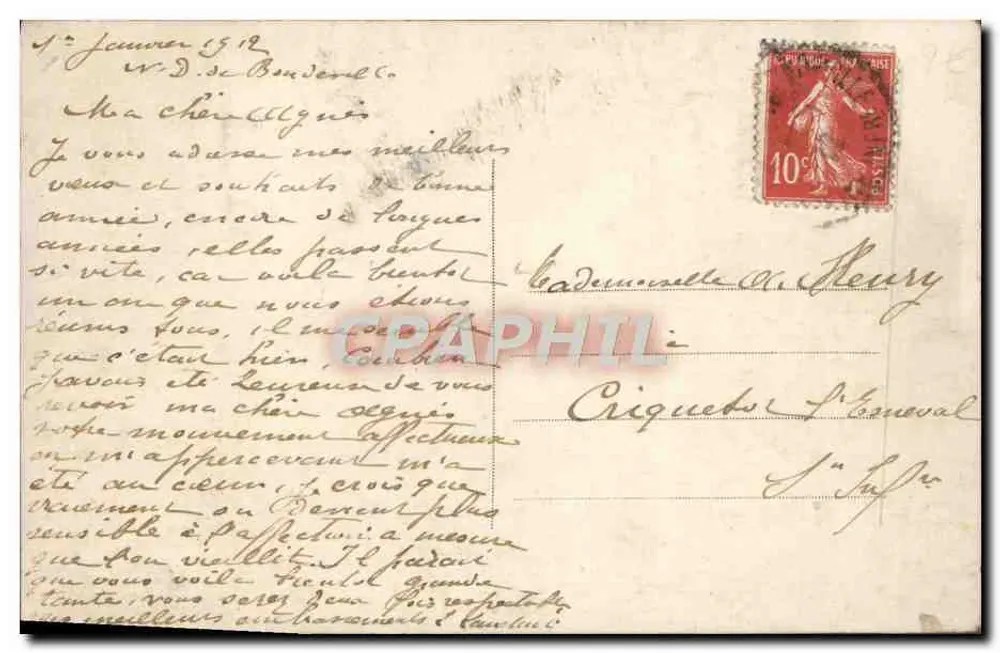 Rosas — série de rosas lavanda e roxos — Marcel, n° 493 - Verso