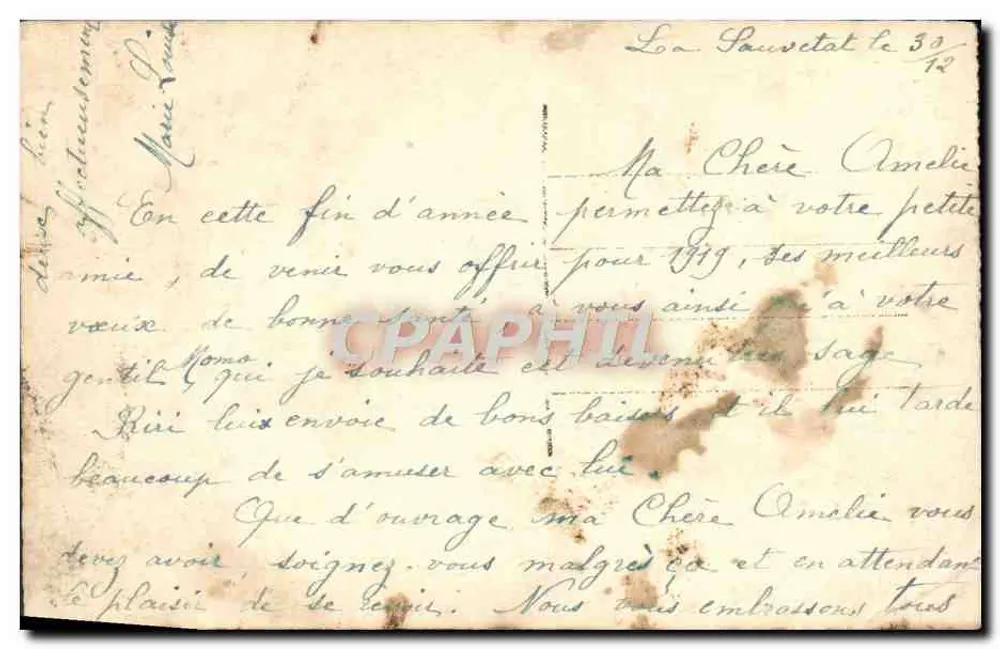 Rosas em um vaso de vidro — Novetta 964 - Verso