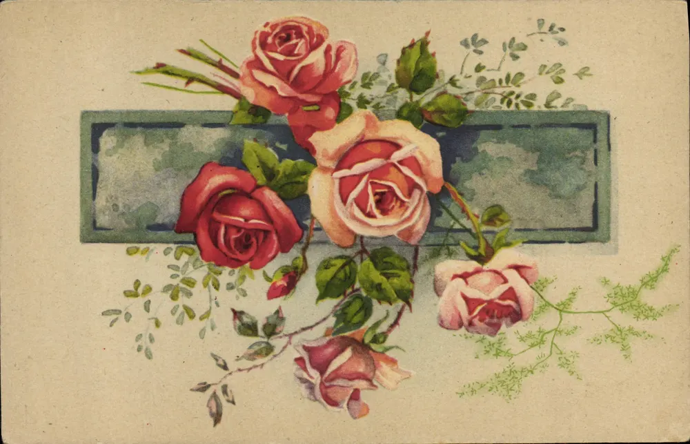 Mata de rosas — ilustração — R. Hamel, Paris - Frente
