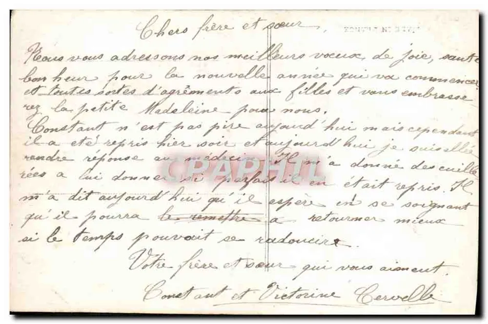 Arranjo de rosas e samambaias — TAUWETTE 1658 - Verso