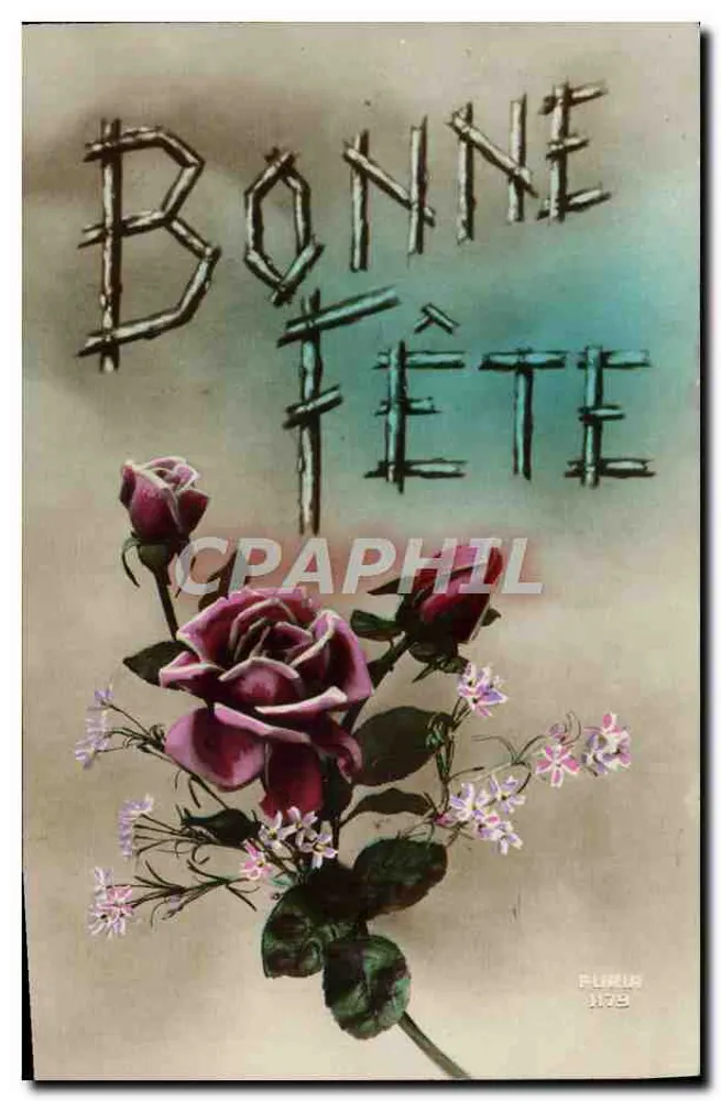 Bonne Fête — róże i kwiaty — FULIA N°8 - Awers