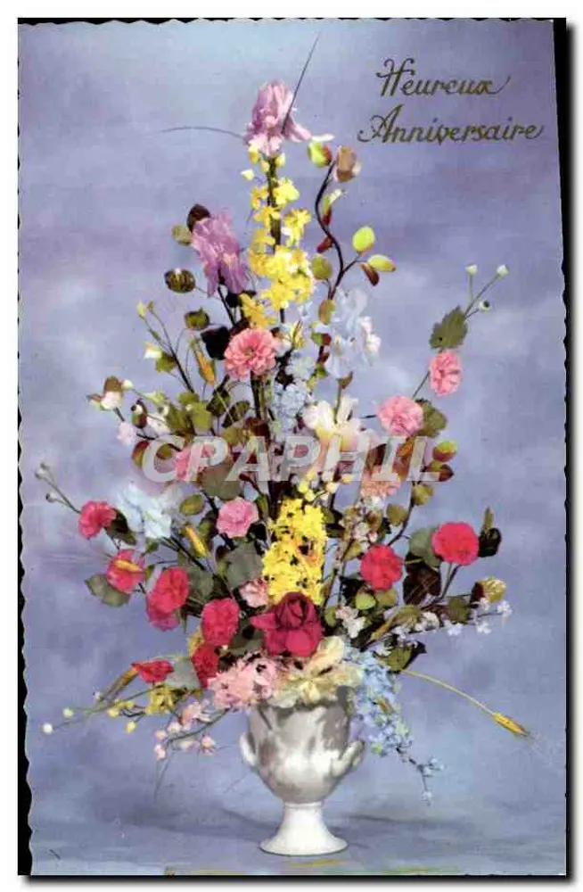 Bouquet de fleurs — Anniversaire — Kompozycja kwiatowa STELLA - Awers