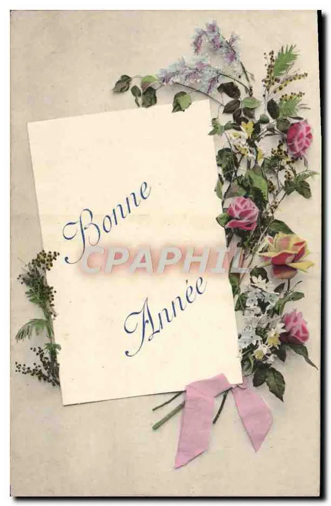 Ano Novo — decoração floral - Frente