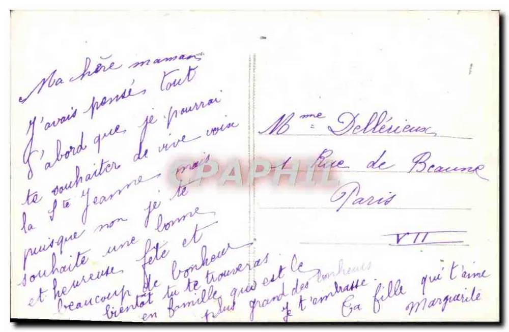 Arranjo de rosas e pensos — Néo-Phot, Paris, n° 82/4 - Verso