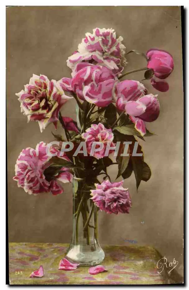 Buquê de pêssegos rosados — editor Rob, n° 243 - Frente