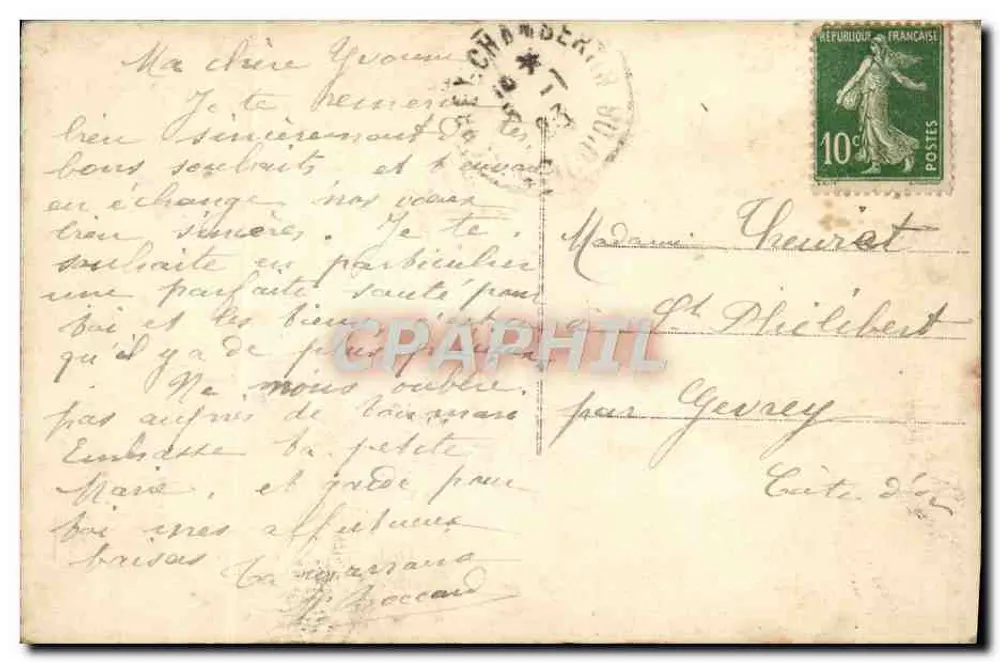 Buquê de rosas — Terno Lembrança — Boa Ano — editor TC n°168 - Verso