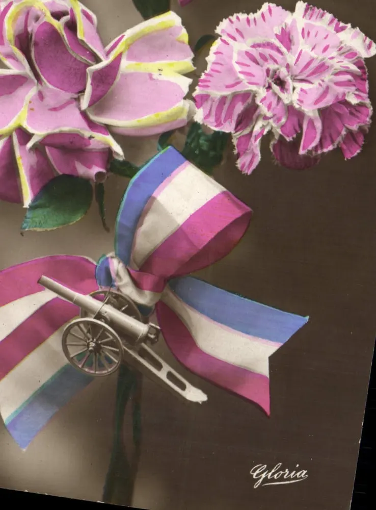Fleurs et canon — Gloria — Verlag Gloria, Seriennummer nicht sichtbar - Vorderseite