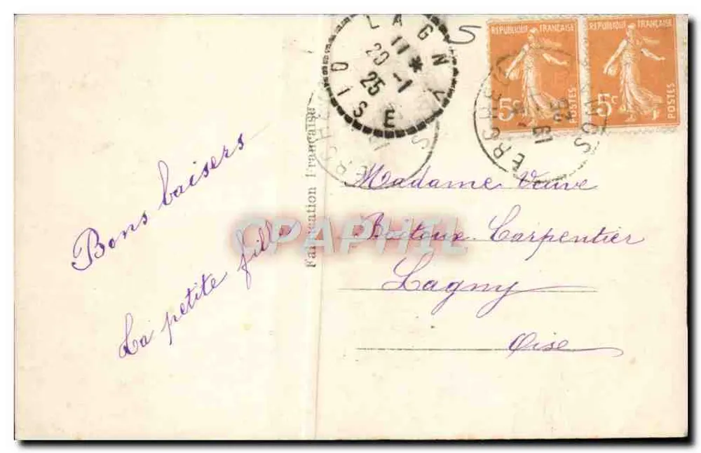 Flores e paisagem — Amizades — REX 2000 - Verso