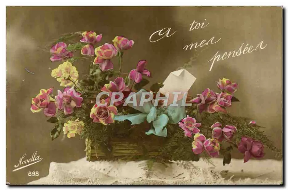 Bouquet van rozen — Novella 898 — uitgever Novella - Voorkant