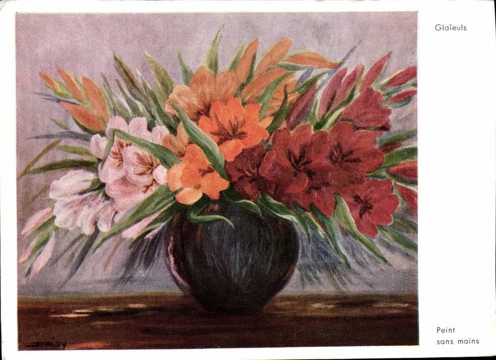 Gládios — Pintura sem mãos — Edições Gládios, Número F 1301 - Frente
