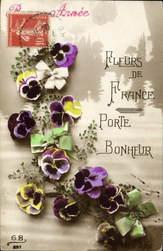 Flores da França — Porte Bonheur — G.B. 257 - Frente