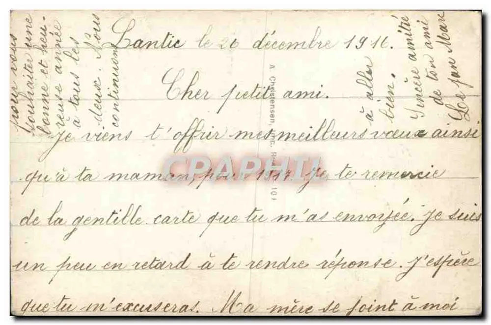Flores da França — Porte Bonheur — G.B. 257 - Verso