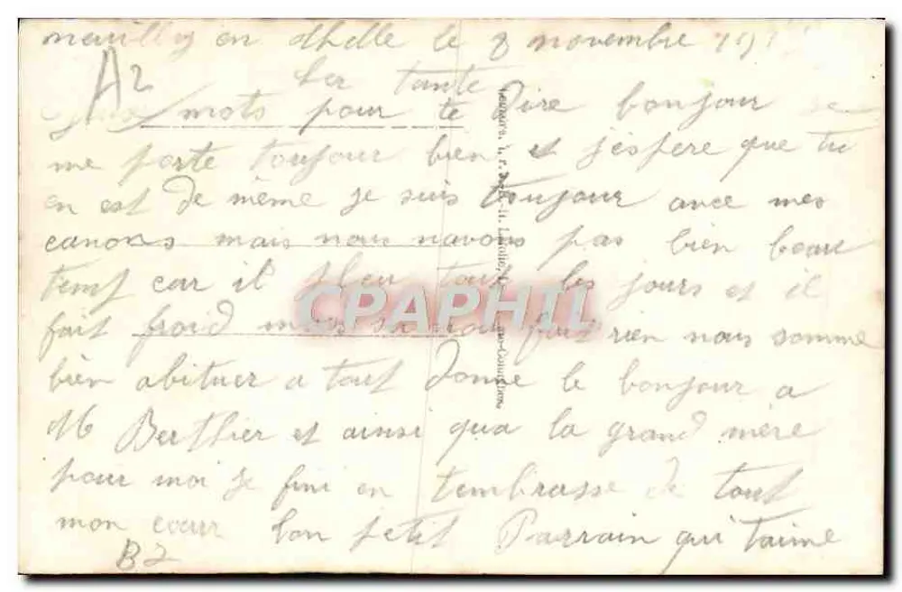 Paisagem rural com igreja — A Pensão é a floração do coração fiel — N°557 - Verso