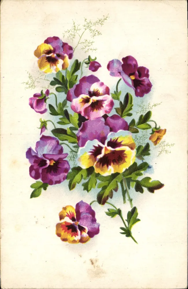 Flores de pensamentos — editor Ed. A. Lamy, rua Sainte-Croix, La-Bretonnière - Frente