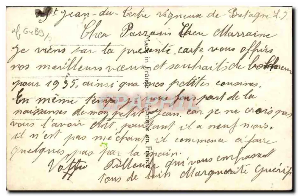 नीले और गुलाबी फूल — डी एन्ने — अज्ञात एडिटर, श्रृंखला संख्या अदृश्य - पीछे