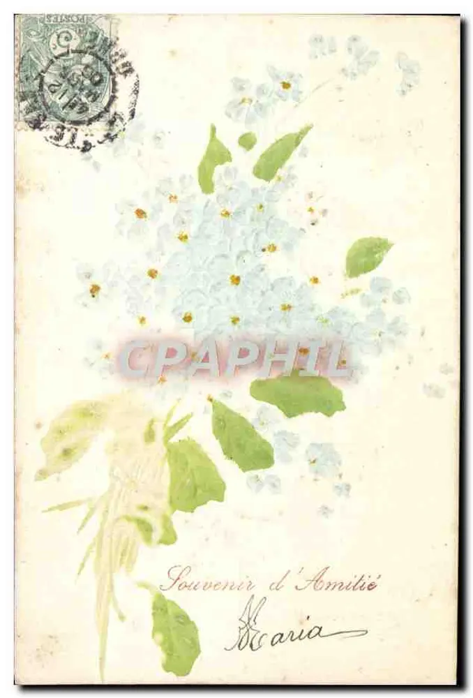 Arranjo de flores — Lembrança de Amizade — Maria - Frente