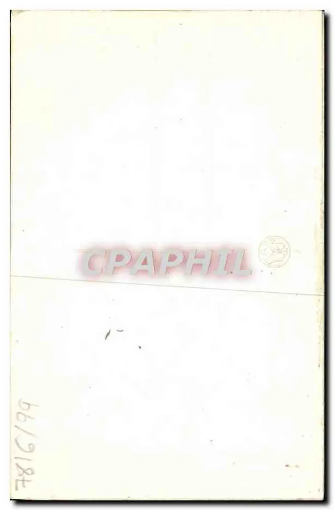 Ich denke an dich — Illustration eines Paares unter einem Baum — Verlag André, Nr. 66/9184 - Rückseite