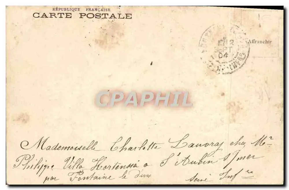 Não Me Esqueçam — carta postal decorativa com pássaro e flores — editor não visível - Verso