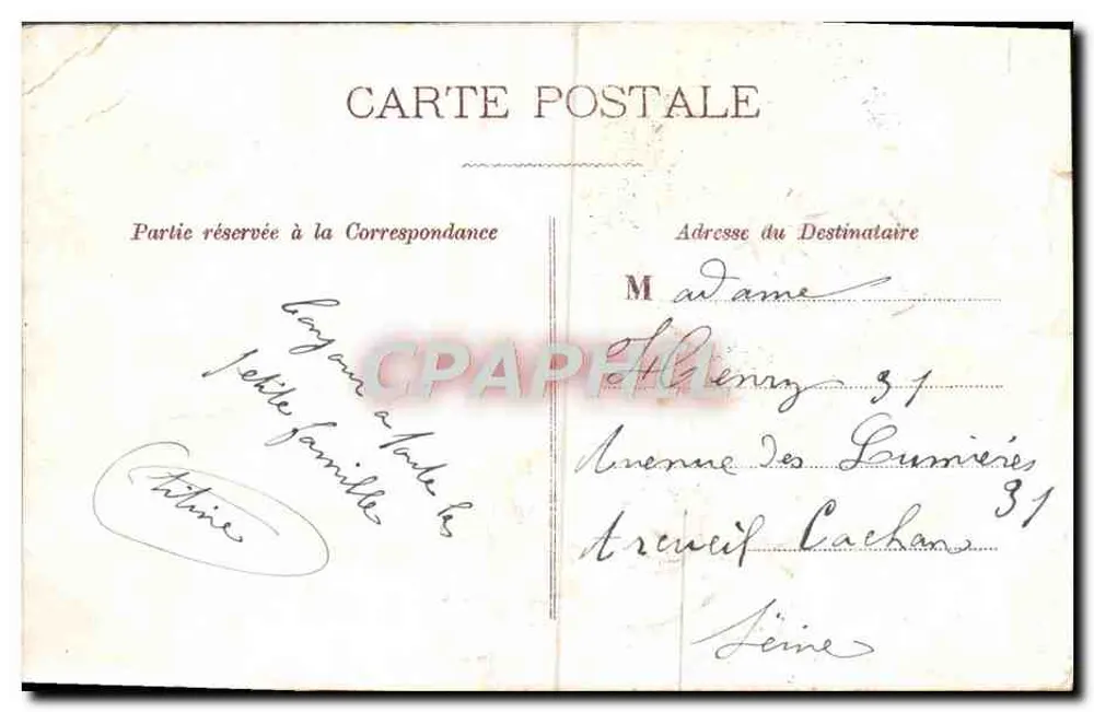Trois oiseaux sur fil — paysage rural avec fleurs — éditeur non visible - Verso