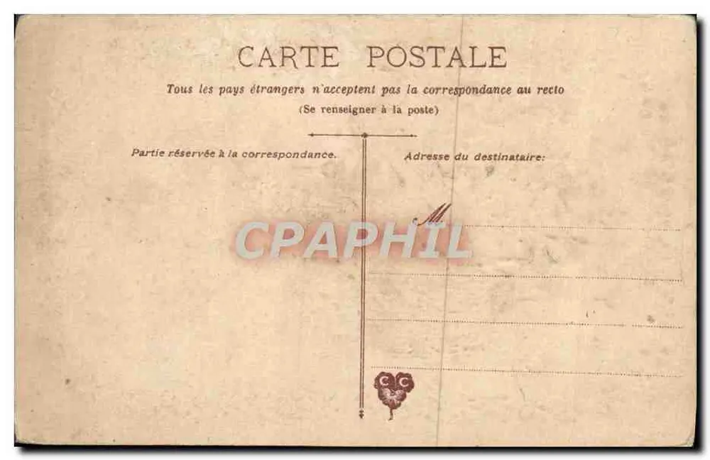 Arranjo de flores — 'Não me esqueçam' — editor não identificado - Verso