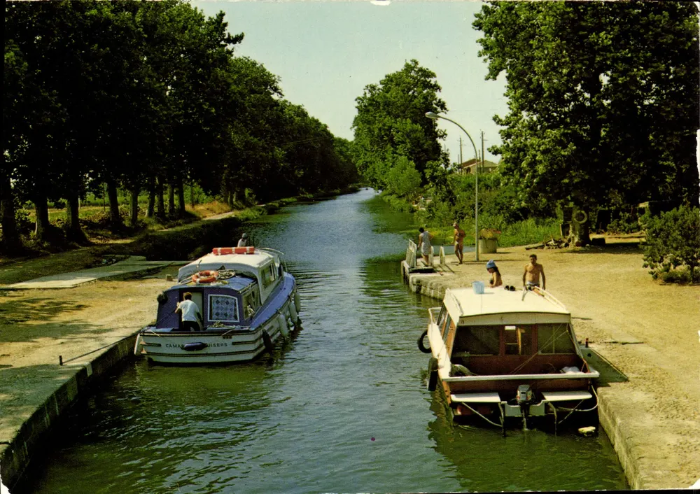 Canal do Midi — Passagem por uma comporta — Edições 'SL' Magenta - Frente