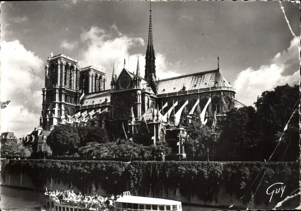 Notre-Dame de Paris — gotische Kathedrale — Verlag André LECONTE, n°7610 - Vorderseite