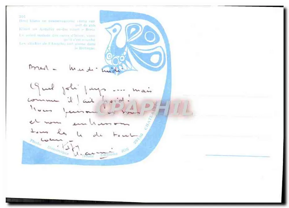 Sainte-Anne Haçının Görünümü — Yayımcı Dominique Dore — No 28150 - Arka yüz