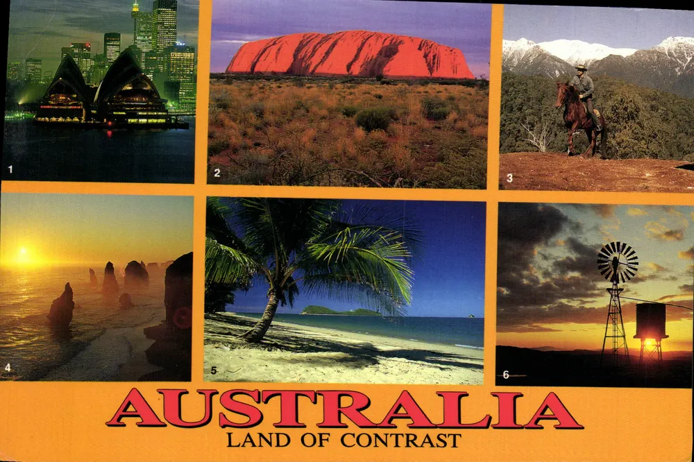 Australien — Land der Kontraste — The Classic Collection by Nucolorvue Australia - Vorderseite
