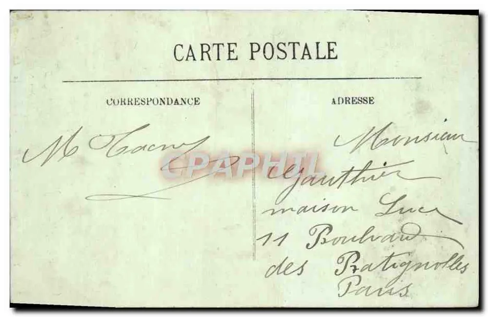 Coiffe der Umgebung von Bordeaux — Types Bordelais — LL, n° 152 - Rückseite