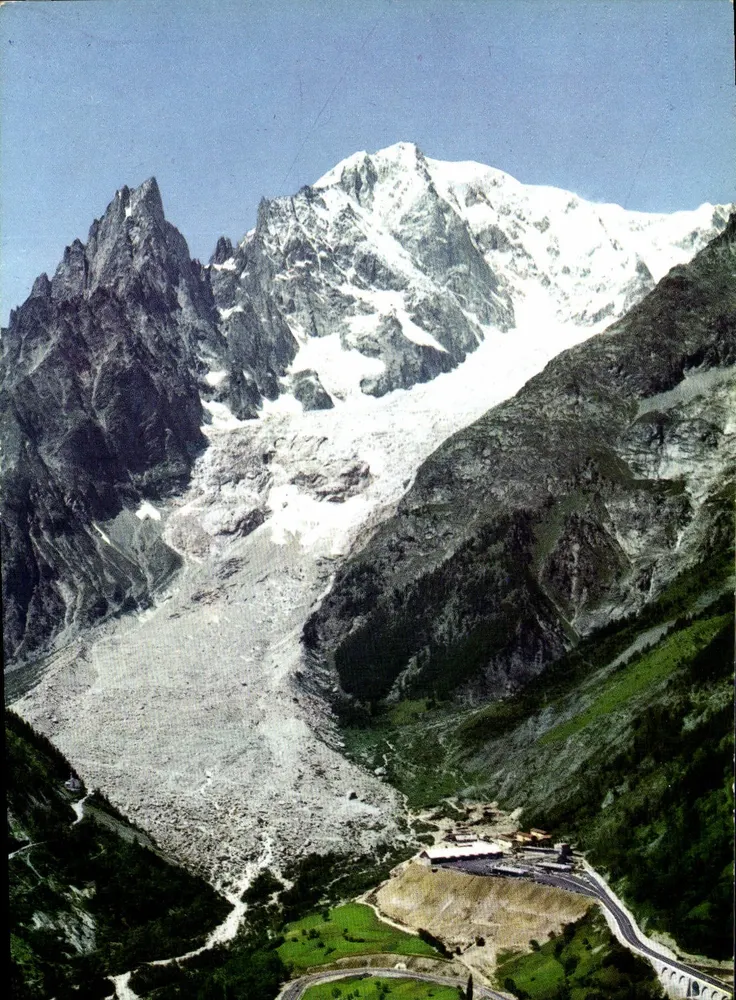 Monte Branco — Glacier de Courmayeur — Editor Casa del Ricordo - Frente