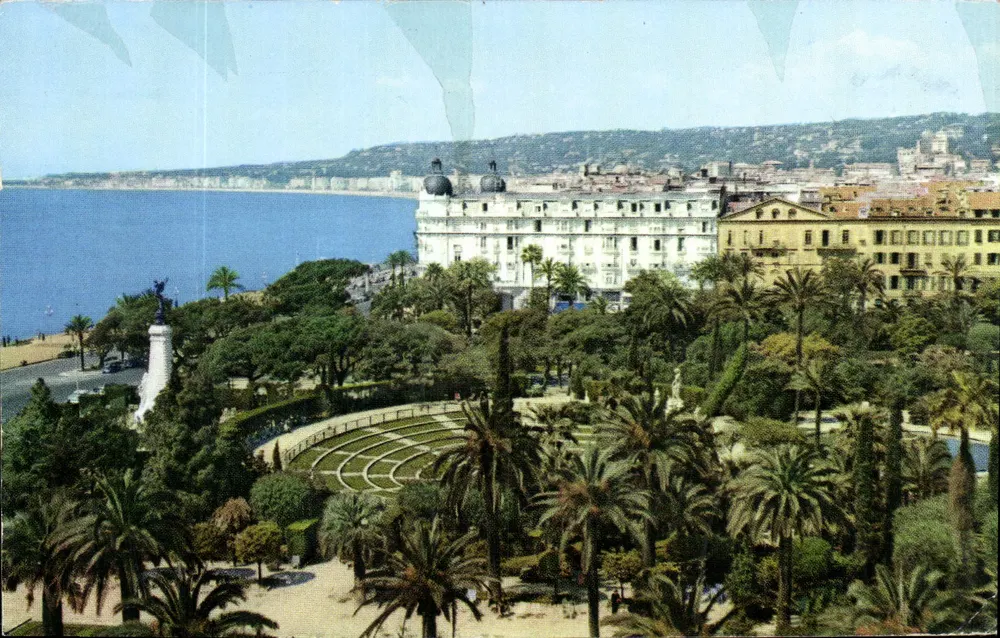 Nizza — Der Centenar-Monument, das Theater der Grünfläche und das Hotel Ruhl — Verlag: NICE - Vorderseite
