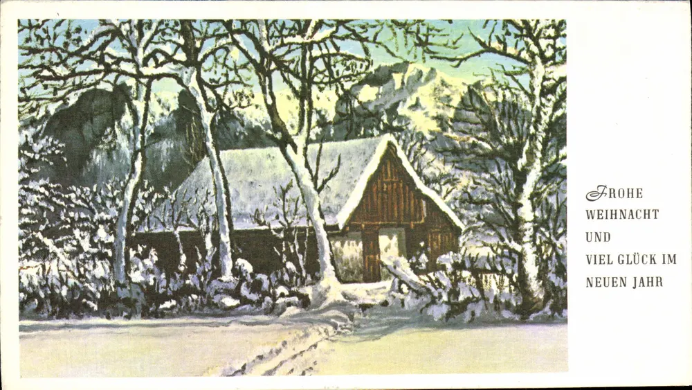 Zamkowy zimowy — zimowy krajobraz — WINTERSDINNE, Christine Perrott, n° 8610 D - Awers