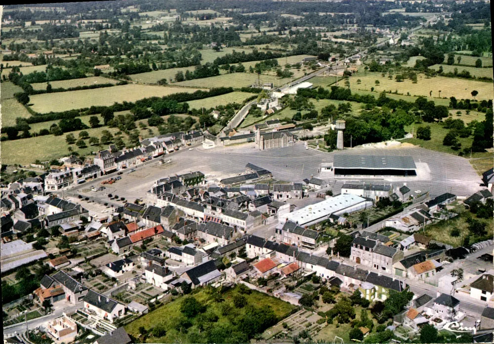 LITTRY-la-MINE (Calvados) — Vista geral aérea — Impressor Combier Mâcon - Frente