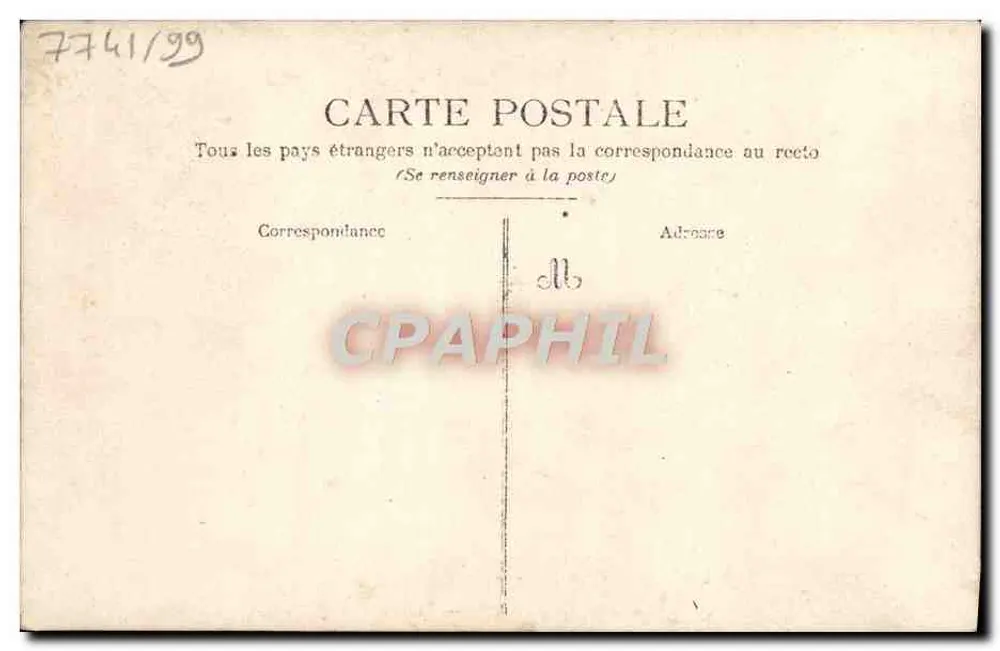 Porto de pesca — vista da doca e dos barcos — Carte postale n°7741/99 - Verso
