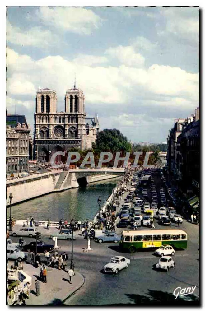 Nossa Senhora de Paris — vista da Sena — Gany - Frente