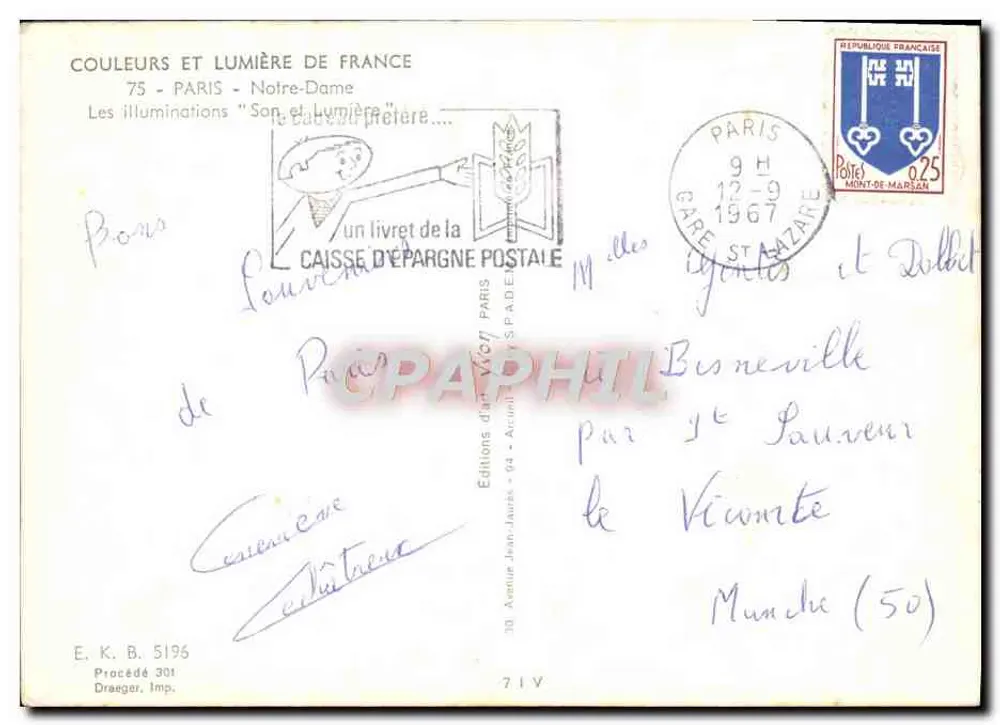 Notre-Dame de Paris — As iluminações "Son et Lumière" — Éditions Jean-Jaurès - Verso