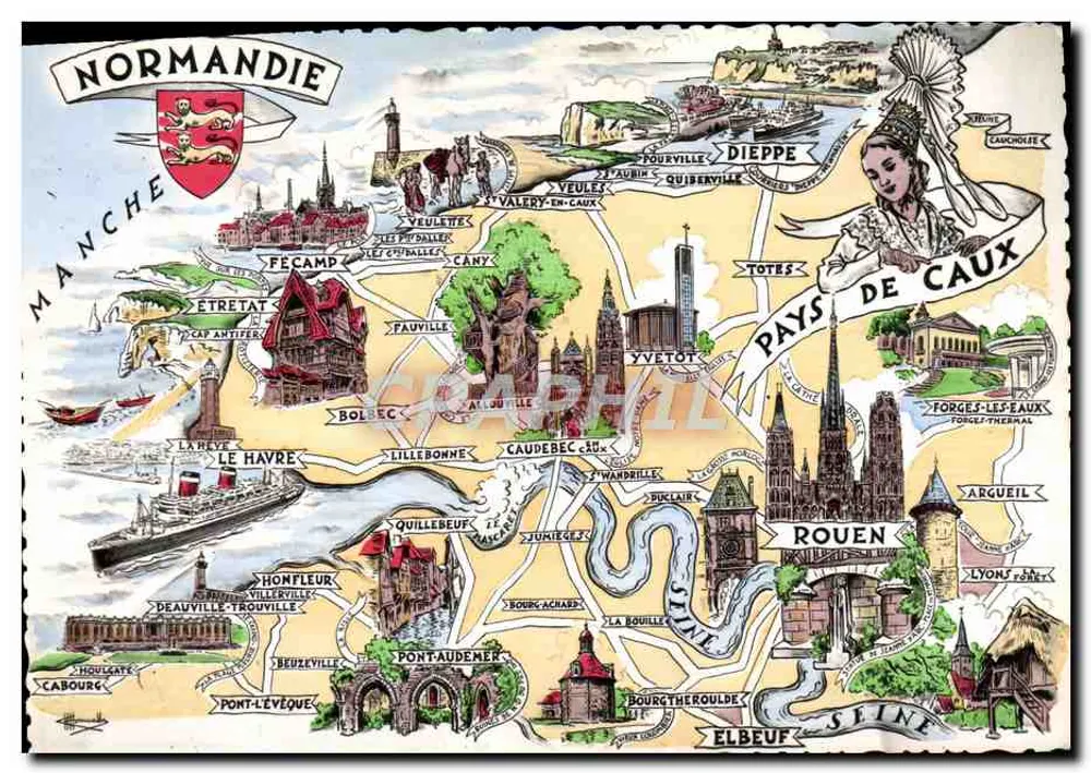Normandie — Pays de Caux — Editions Gaby - Vorderseite