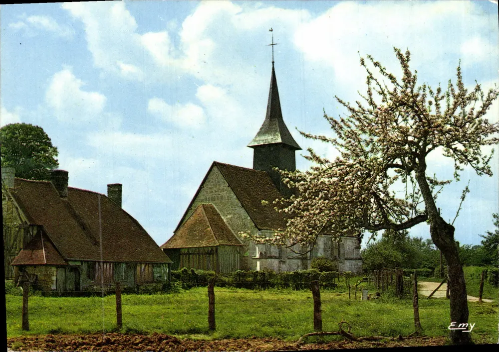 Igreja de Baven — A pequena igreja na primavera — Editor Emy, n°329 - Frente