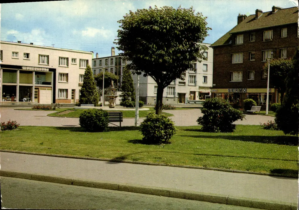 Praça da República — 9-Oissel (76-Seine-Maritime) — Cores naturais, Editor: Artaud Frères - Frente