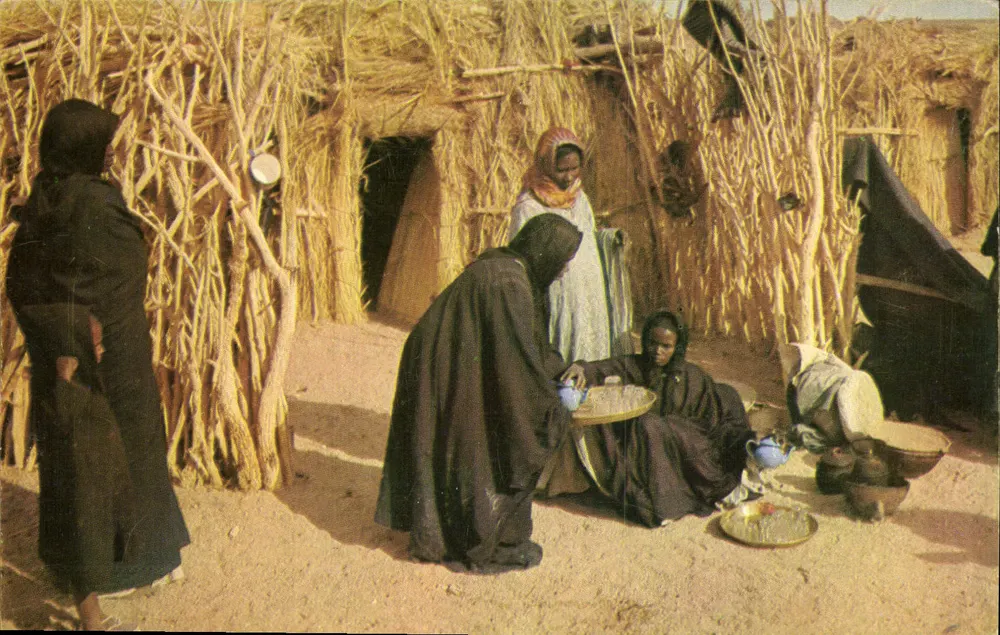 Tamanrasset — Frauen des Amenokal — Algérie Imprimerie - Vorderseite