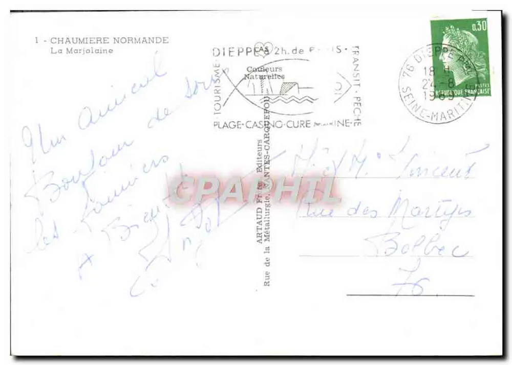 Castelo da Marjolaine — Cabana normanda — A. S. editora - Verso