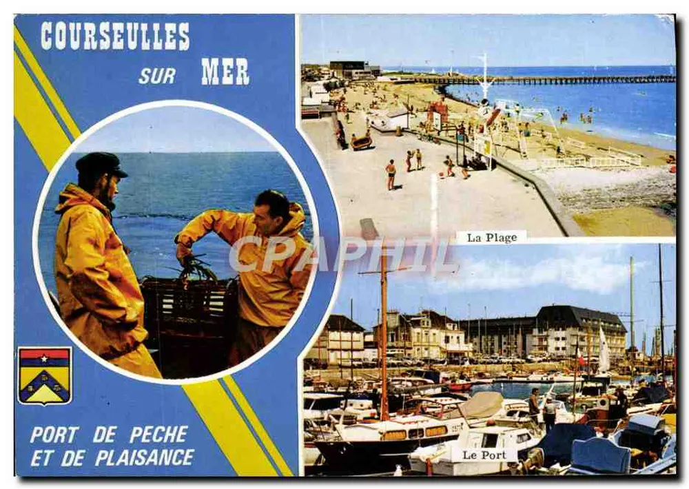 Courseulles-sur-Mer — Die Küste und Der Hafen — Artaud Frères - Vorderseite