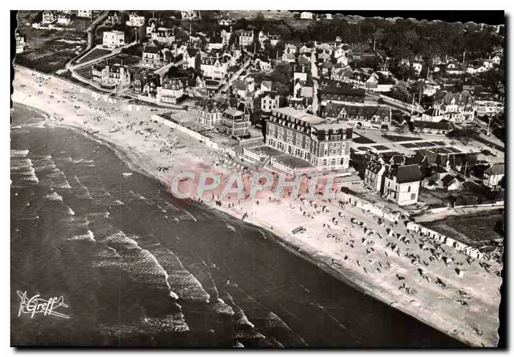 Blonville-sur-Mer (Calvados) — Luftbild: Der Strand — Fotografie von Y. Greff - Vorderseite