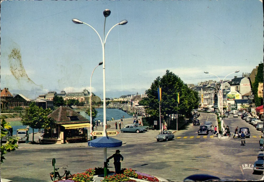 Ansicht von Caen — Brücke der Seine — Verlag IRIS - Vorderseite