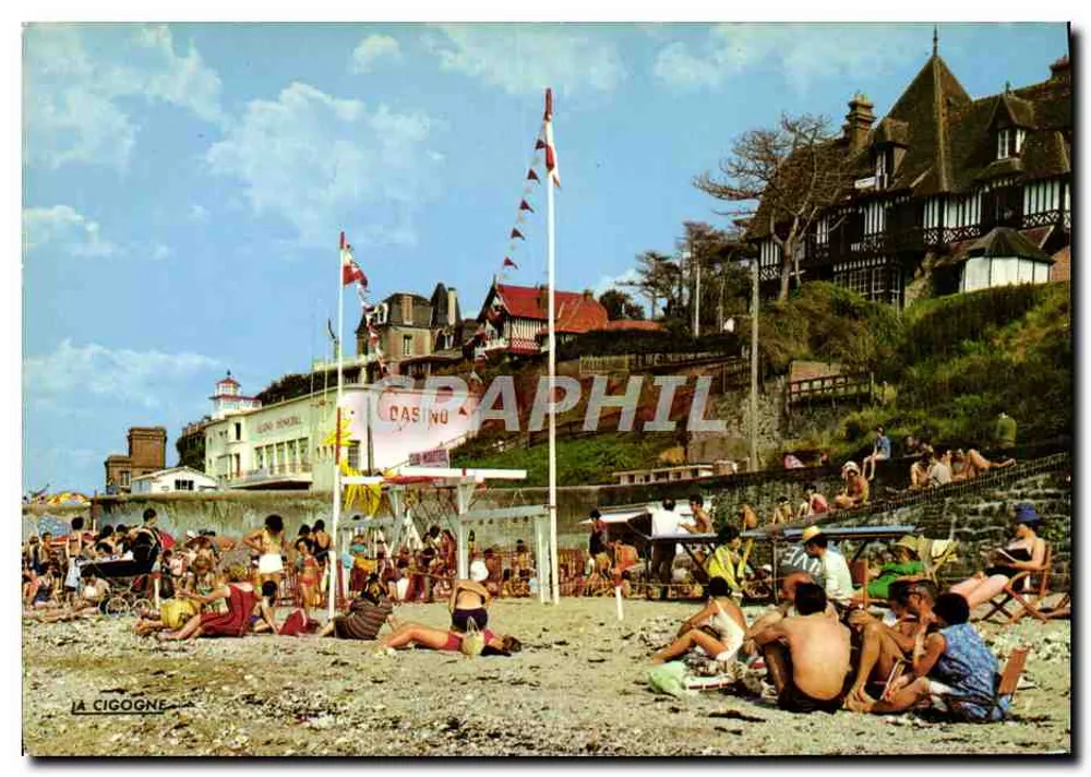 A Cigogne — A Praia — Edições 'LA CIGOGNE', 74, rue aux Ours, 76, Rouen - Frente