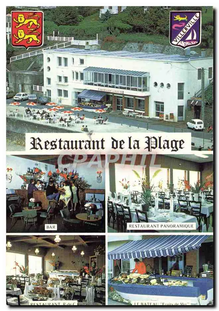Restaurante da Praia — Villerville — editor ARTAUD Frères - Frente