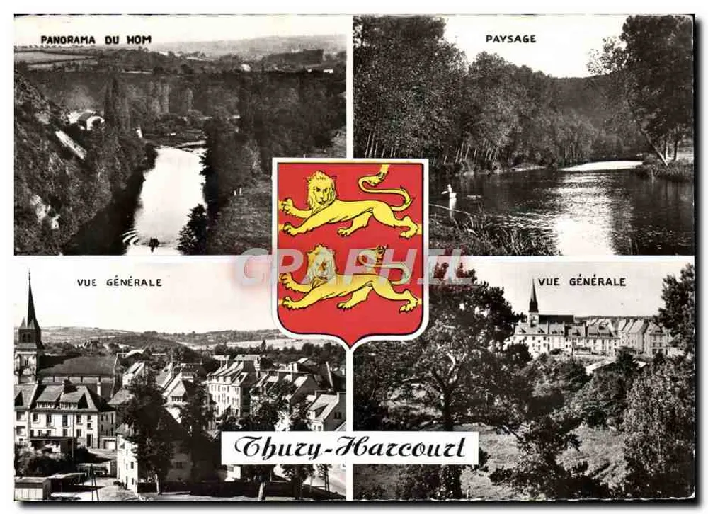 Chuzy-Harcourt — Panorama des Hom, Landschaft, allgemeine Ansicht — Cie des Arts Photomécanique, Paris-15 - Vorderseite