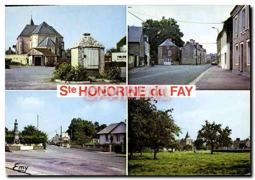 Sainte-Honorine-du-Fay — vista da cidade — Editor Emy, n°188 - Frente