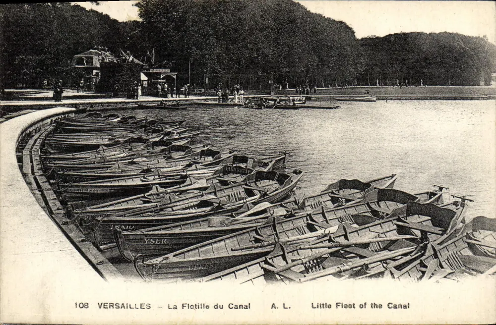 Versailles — A Flotilha do Canal — A. L. — n°108 - Frente