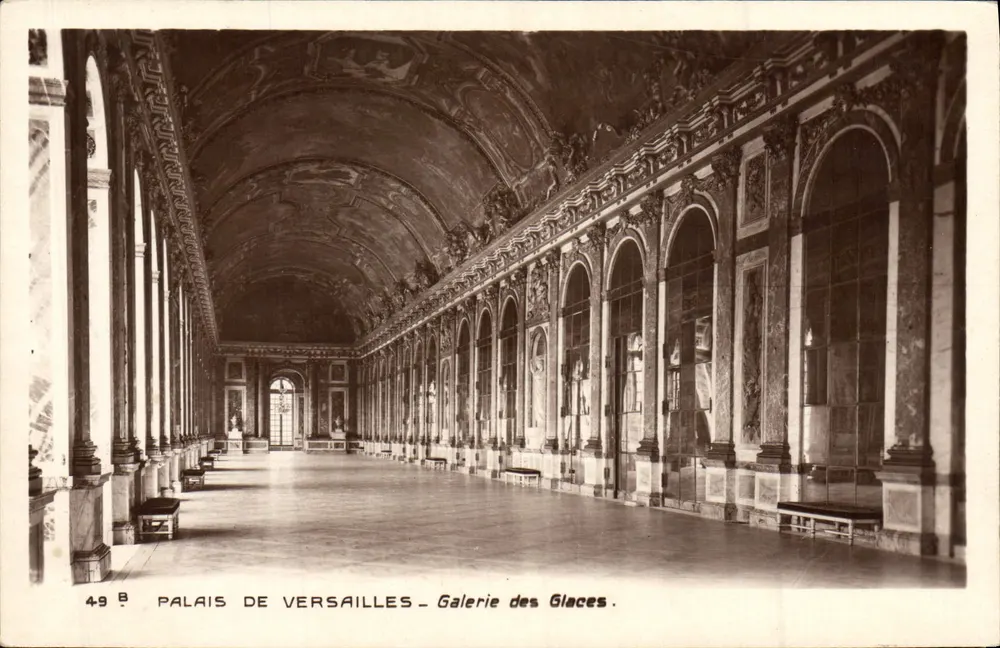 Schloss Versailles — Galerie der Spiegel — Edition du Louvre, n° 49 B - Vorderseite